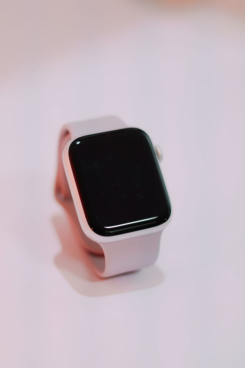 Minimalist smartwatch on display Minimalist smartwatch on display