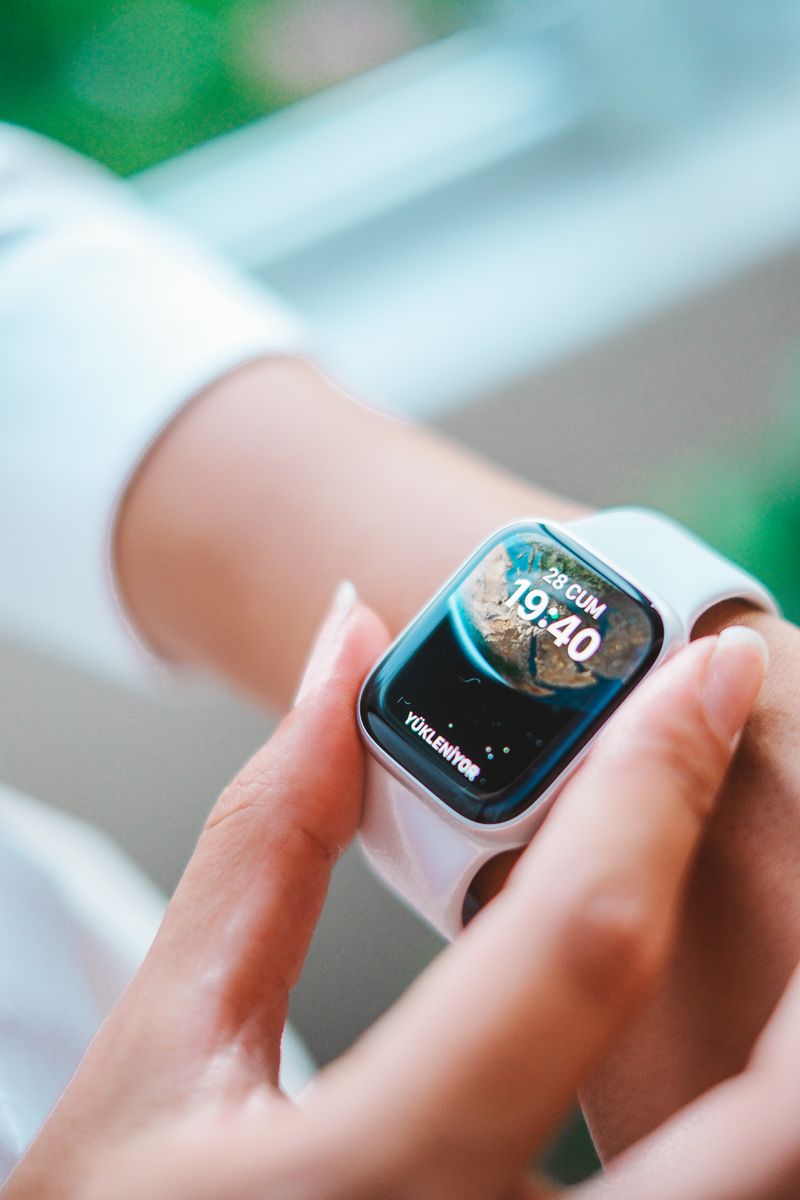 Close up of a smartwatch Close up of a smartwatch