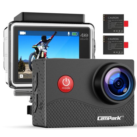 Campark X15 4K action camera in waterproof housing Campark X15 4K action camera in waterproof housing