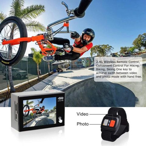 Campark X20C 4K action camera with 2.4G wireless remote control Campark X20C 4K action camera with 2.4G wireless remote control