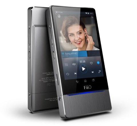 FiiO X7 digital audio player product render FiiO X7 digital audio player product render
