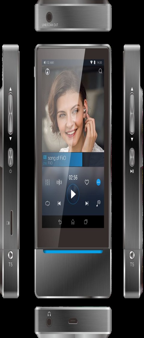 FiiO X7 side panels and amp module diagram FiiO X7 side panels and amp module diagram