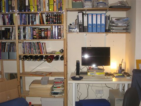 Desktop PC build with internal components visible during a hardware upgrade Desktop PC build with internal components visible during a hardware upgrade