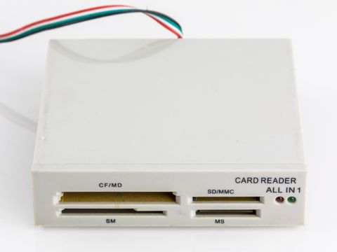 Internal all-in-one card reader slot for chip based cards Internal all-in-one card reader slot for chip based cards