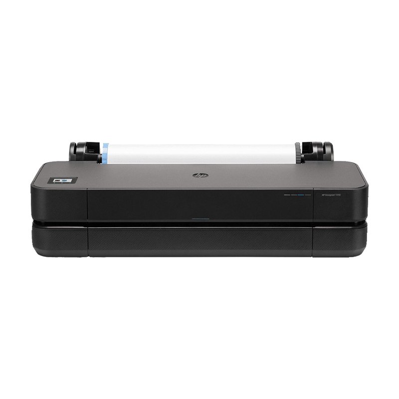 HP DesignJet T210 large format 24 inch plotter printer with paper roll HP DesignJet T210 large format 24 inch plotter printer with paper roll