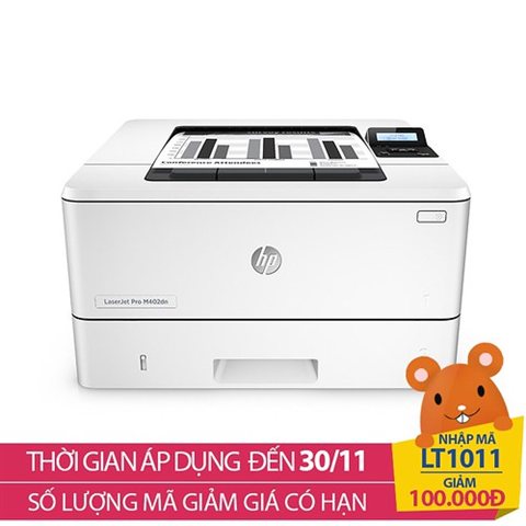 Business laser printer connected to a network for shared office printing Business laser printer connected to a network for shared office printing