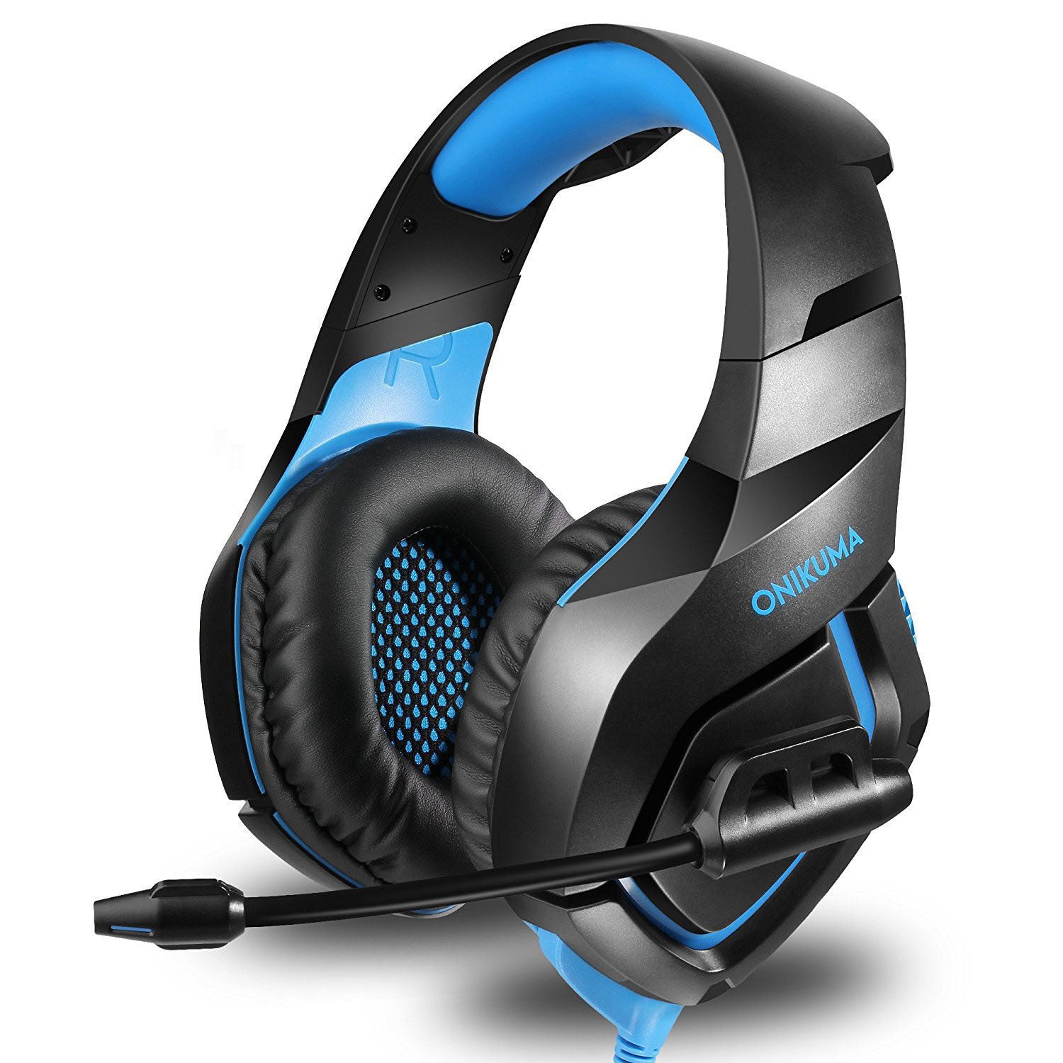 Onikuma K1 headset packaging and accessories Onikuma K1 headset packaging and accessories