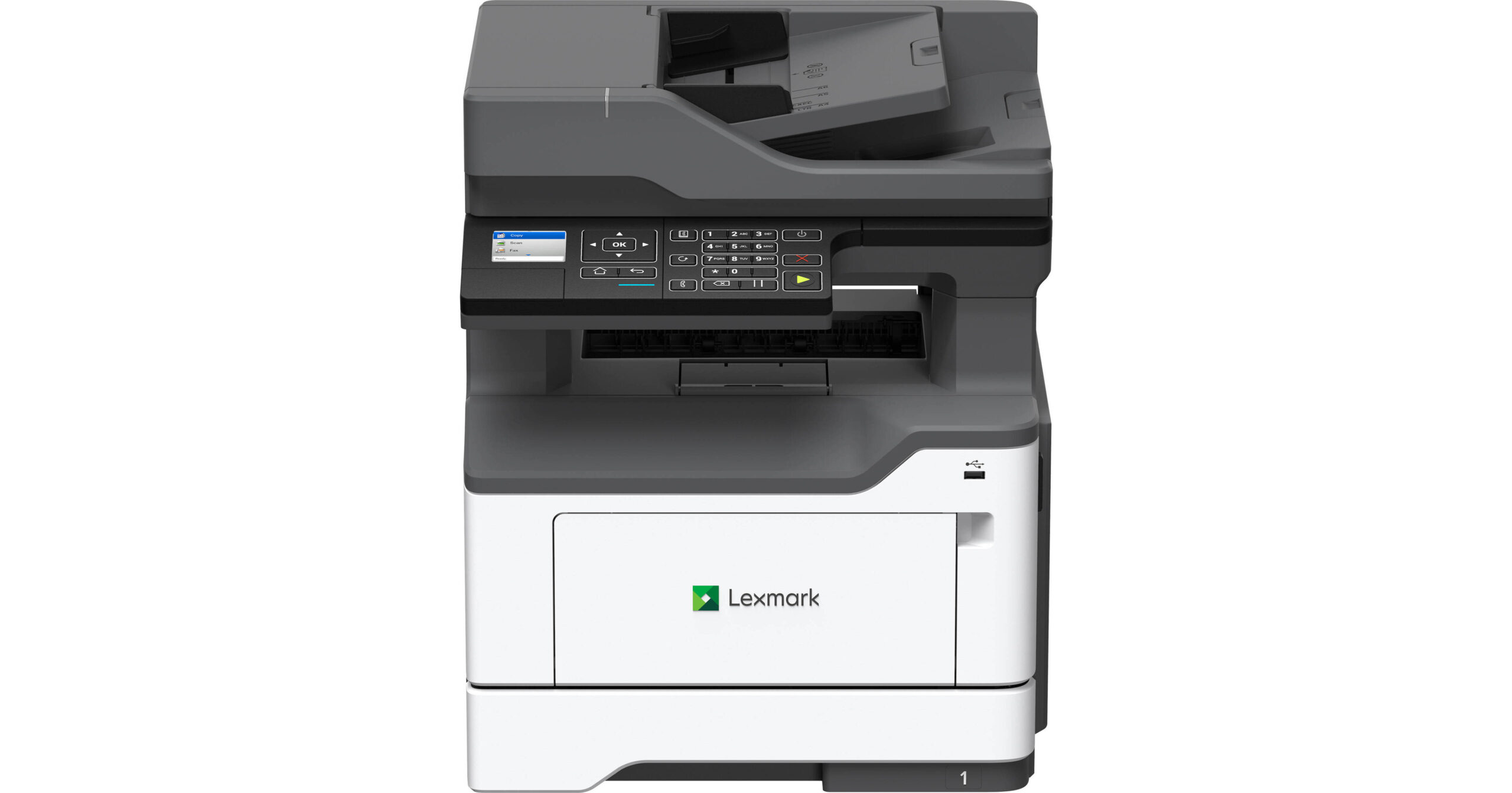 Lexmark MB2338adw monochrome laser all-in-one printer with automatic document feeder Lexmark MB2338adw monochrome laser all-in-one printer with automatic document feeder