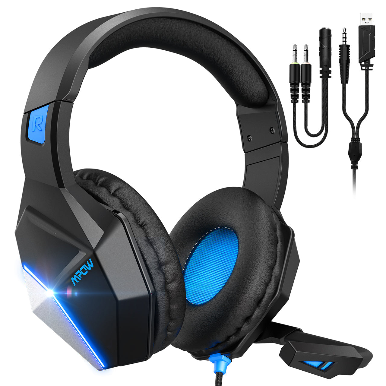 Mpow EG10 wired gaming headset with boom microphone Mpow EG10 wired gaming headset with boom microphone