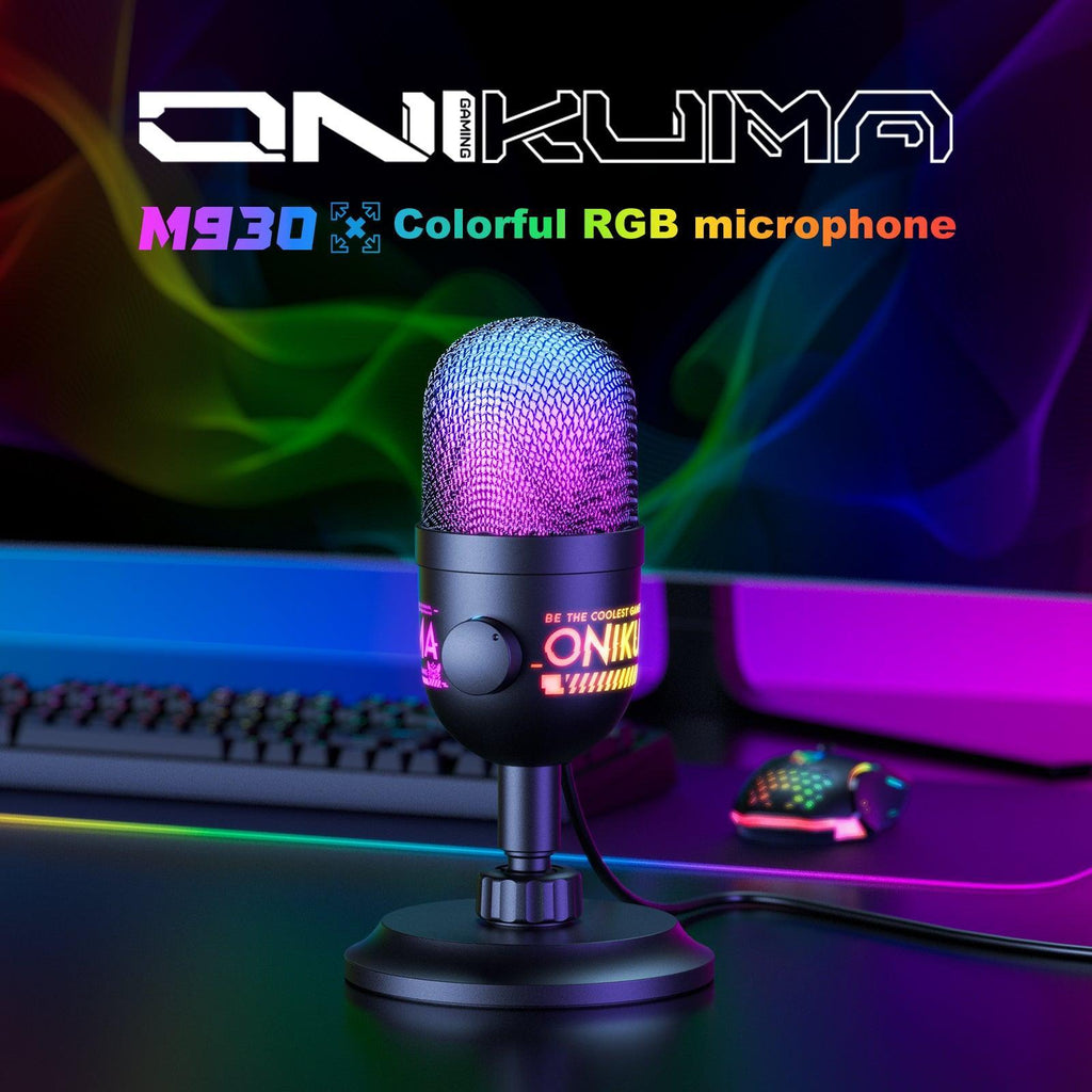 Onikuma M930 studio RGB USB microphone