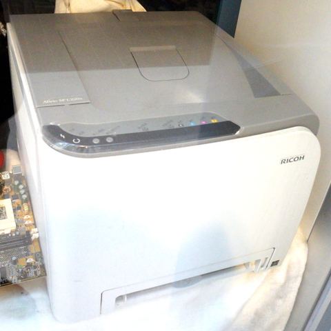 Ricoh Aficio SP 100 compact monochrome laser printer Ricoh Aficio SP 100 compact monochrome laser printer