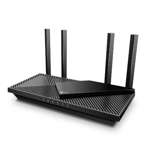 TP-Link Archer router shown from a different angle during network setup process TP-Link Archer router shown from a different angle during network setup process