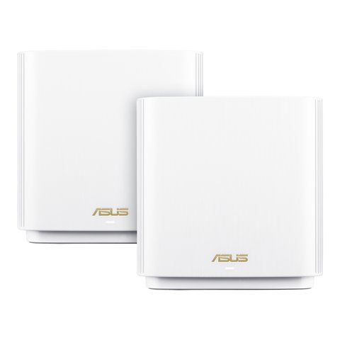 ASUS ZenWiFi mesh router set with two matching nodes for whole-home coverage ASUS ZenWiFi mesh router set with two matching nodes for whole-home coverage
