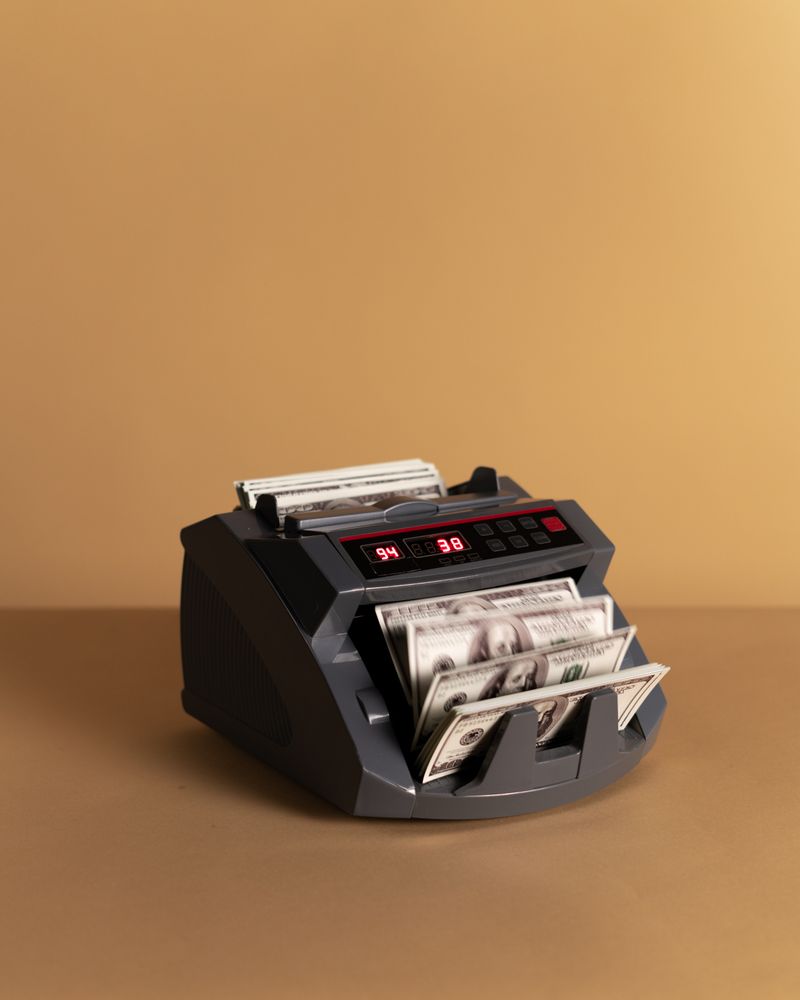 Tablet point of sale terminal being used to process an order at checkout Tablet point of sale terminal being used to process an order at checkout